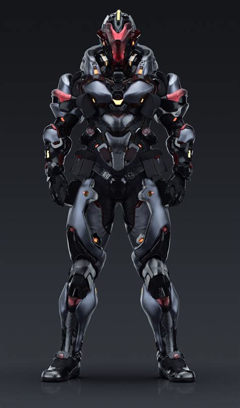 artstation mech hetzer 4 0 armor concept futuristic armour robot concept art