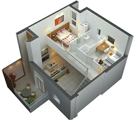 Desain rumah sederhana minimalis 6x10. Denah Rumah 2 Lantai Model 2018: Sketsa Denah Rumah 2 Lantai