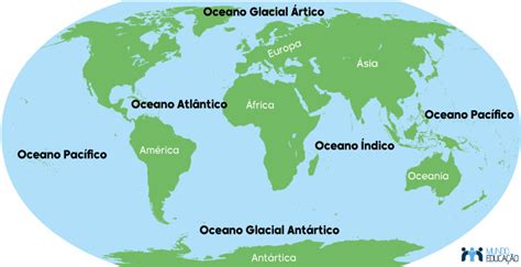 Mapa Dos Oceanos E Continentes Mapa Continentes E Oce Vrogue Co