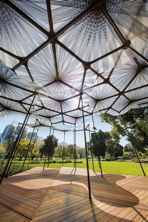The Second Edition Of The Melbourne Pavilion Presents Alas Forest Canopy Design Lusive