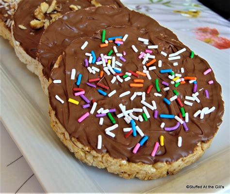 Chocolate Covered Rice Cakes