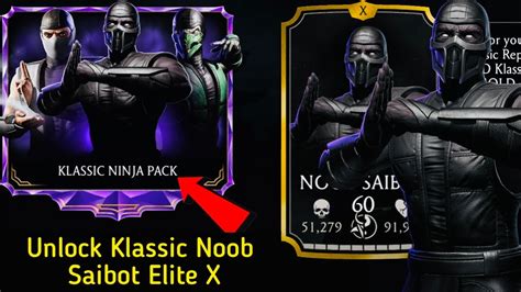 Klassic Noob Saibot Trying To Unlock Elite X Klassic Ninja Pack