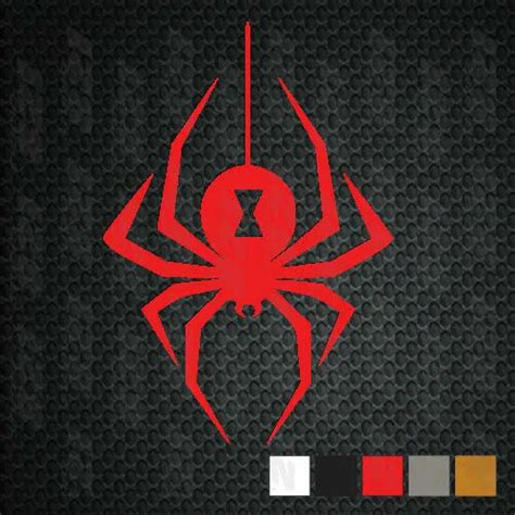 Black Widow Spider Decal Car Window Vinyl Decal Sticker Laptop V2 349