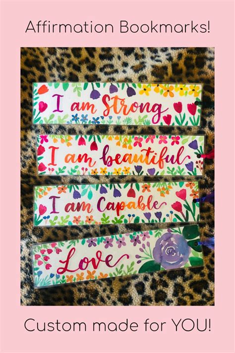 Custom made bookmarks @Wordsandflowersau in 2020 | Learn ...
