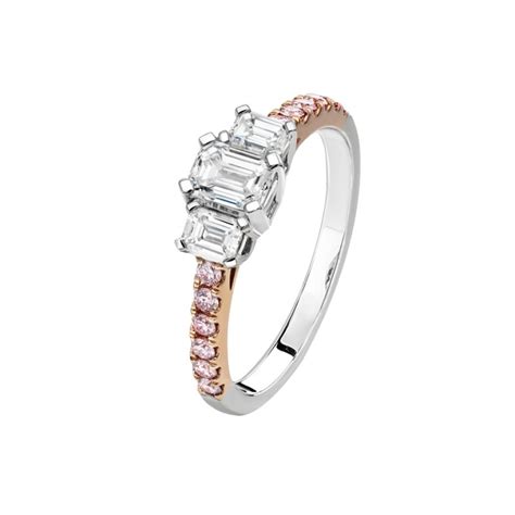 Check out our pink diamond ring selection for the very best in unique or custom, handmade pieces from our engagement rings shops. Australian Pink Diamond Engagement Ring - Argyle Jewellers