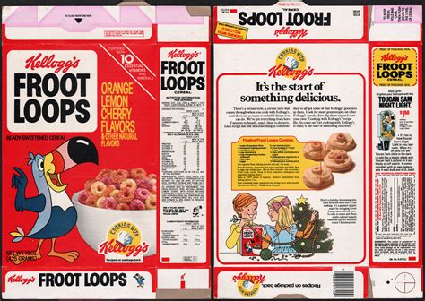 Printable Cereal Box Template