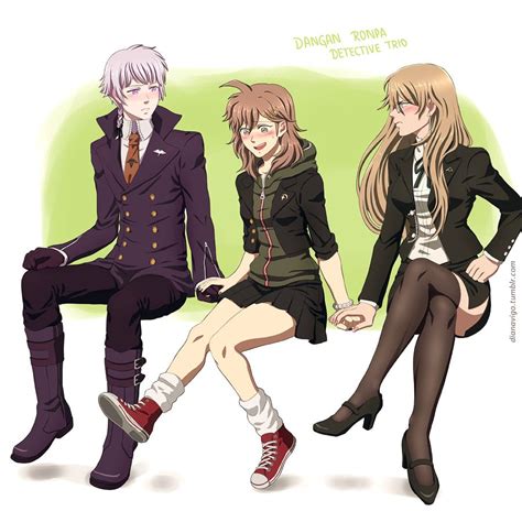 kirigiri kyoko naegi makoto and togami byakuya danganronpa danganronpa memes danganronpa