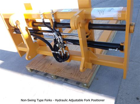 Hydraulic Adjustable Fork Attachments For Wheel Loaders At Sas Forks