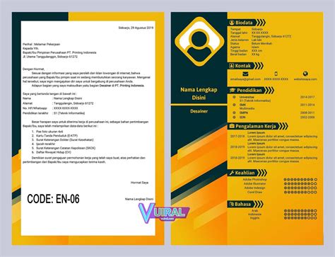 Surat lamaran kerja dalam bahasa inggris akan membuat kamu berbeda dengan pelamar lainnya. Jasa Pembuatan CV Dan Surat Lamaran Kerja Online Murah ...