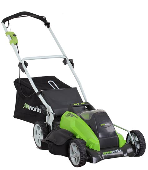 35″ x 24.2″ x 18.3″, 90 lbs. GreenWorks 25312 G-MAX 40V Cordless 19" Mower Review ...