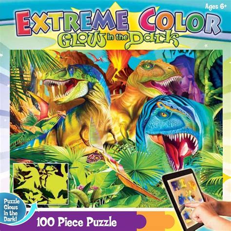All of this makes our wide selection of children's wooden jigsaw puzzles perfect for your little learner, whatever their age. Dinosaurs Glow in the Dark Children Jigsaw Puzzle - 100 pc ...