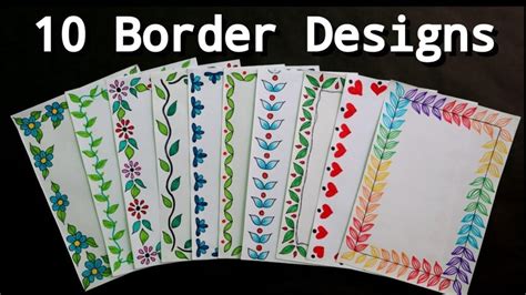 Handmade Border Design For Project As Royal Choice