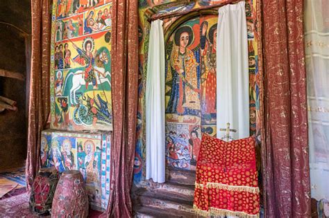 Ethiopian Orthodox Murals Lake Tana Ethiopia Stock Photo Download