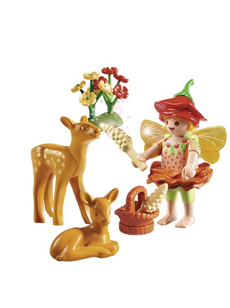 Playmobil Fairies Fairy Girl With Fawns