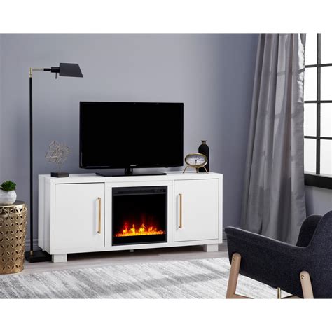 This set, for instance, doesn't have the usual stand. C3 Shelby 55 in. Media Console with 18 in. Electric ...
