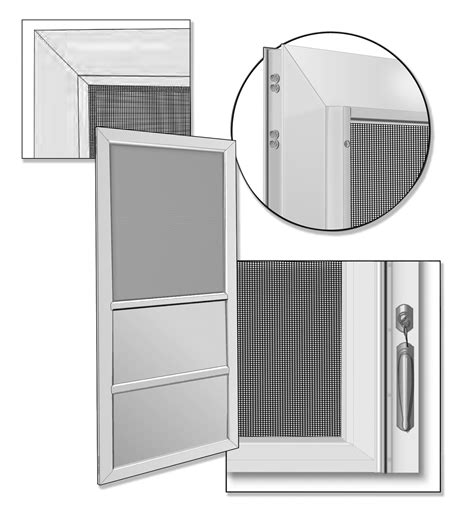 EXTRUDED ALUMINUM STORM DOORS – Screens & Fabricated Metals