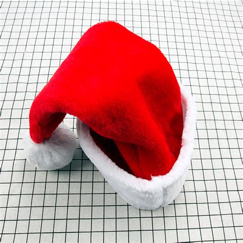 Luxury Santa Hat Premium Plush Thickened Enlarged Wholesale