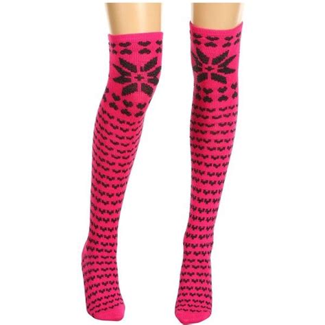 Betsey Johnson Hit The Slopes Fair Isle Over The Knee 27 Liked On