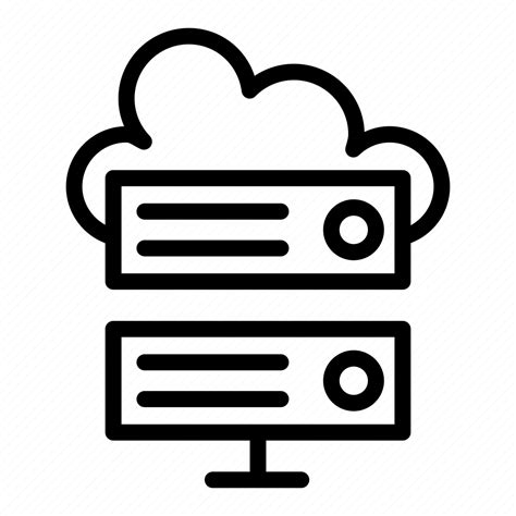 Vps Hosting Cloud Host Hybrid Server Icon Download On Iconfinder