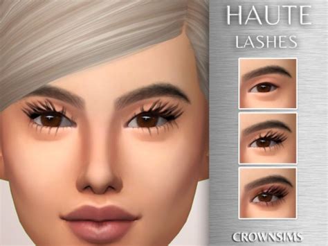 The Sims Resource Haute Lashes By Crownsims Sims 4 Downloads