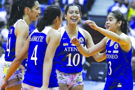 Admu Dlsu Rout Foes In Uaap Womens Volleyball
