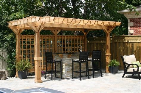 The backyard will be the perfect place for setting up your bar. Pool Landscaping Ideas to Transform Your Back Garden into ...
