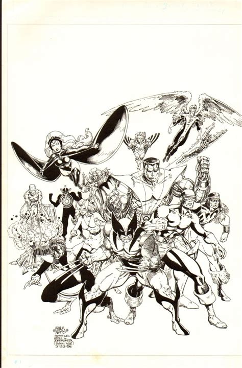 Arthur Adams Classic X-Men #1 Cover Comic Art | Comic art, Art, Comic