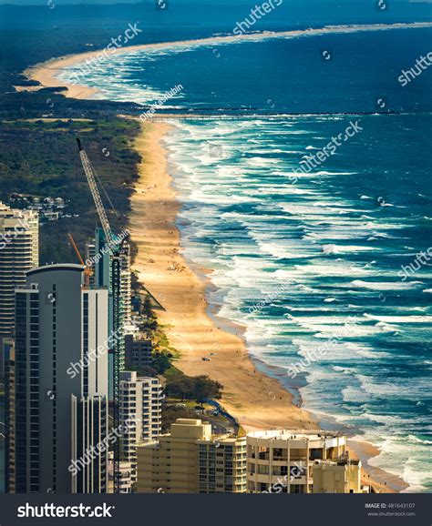 Aerial View Above Ocean Sea Beach Stock Photo 481643107 Shutterstock