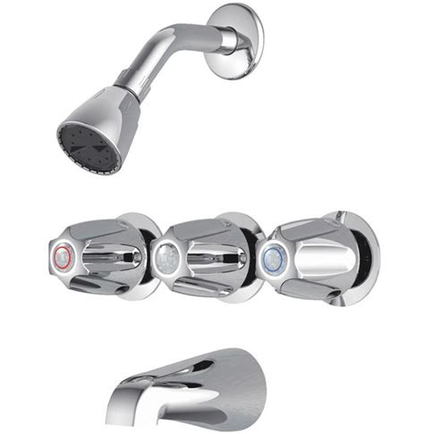 When making a selection below to narrow your results down, each selection made will reload the page to display the desired results. Home Impressions Chrome 3-Handle Metal Knob Tub & Shower ...