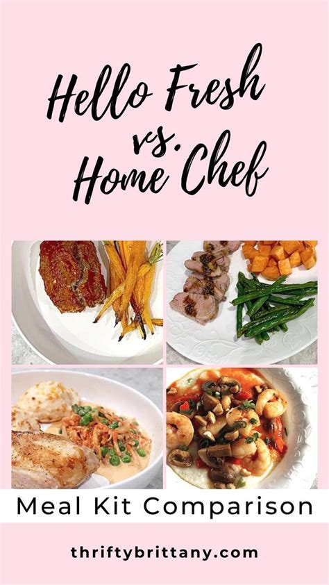 Hello Fresh Vs Home Chef Meal Kit Comparison Dinner Recipes