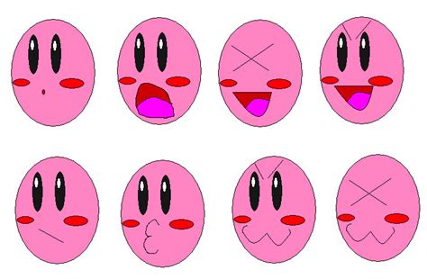 Kirby Emotions By Starryskydragon On Deviantart