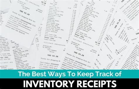 Hello and welcome to a poscatch.com product presentation, and you can just simply add a column in here and then you can just type in what it is. Best Ways to Keep Track of Inventory Receipts For Taxes ...
