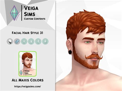 Facial Hair Style 31 The Sims 4 Catalog
