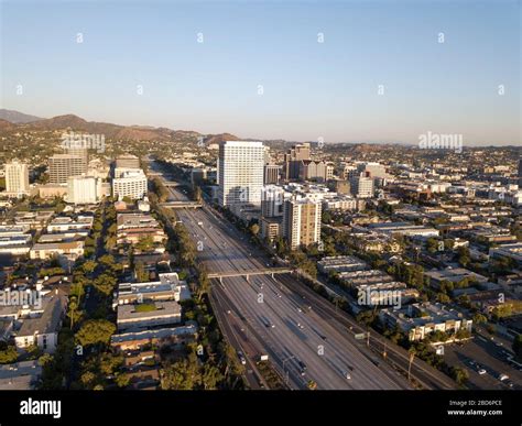 Aerial Views Of Glendale California Stock Photo Alamy