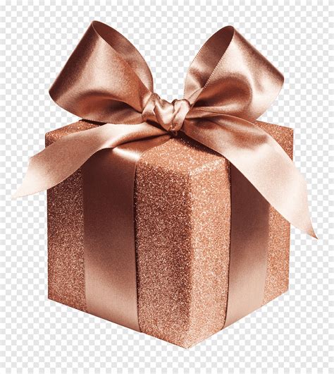 Brown T Box Paper T Wrapping Decorative Box Ribbon Dark Gold