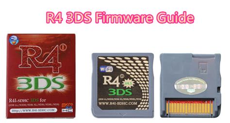 Guía Completa De Tarjetas R4 3ds Firmware Descarga Instalación Y