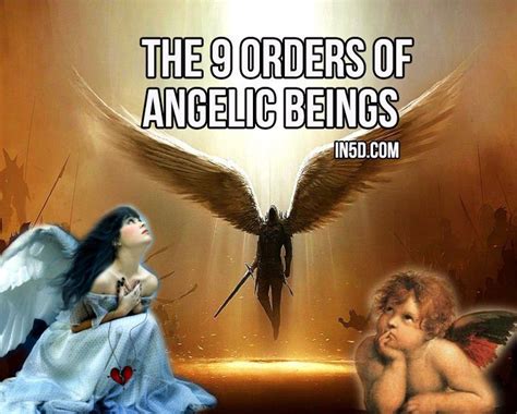The 9 Orders Of Angelic Beings Angel Order Of Angels Faith Inspiration