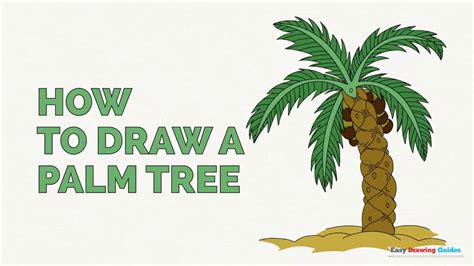 This is a step by step acrylic painting tutorial of palm trees. How to Draw a Palm Tree - Easy Step-by-Step Drawing ...