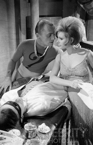 Frank Gorshin As The Riddler And Jill St John In Batman 1966 Batman E