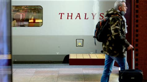 Thalys Frankreich will Sicherheitsschleusen für Thalys Züge DER SPIEGEL