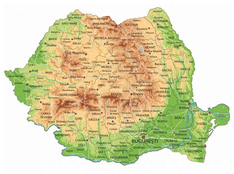 Harta Romaniei 3d Satelit Harta Romania Gambaran
