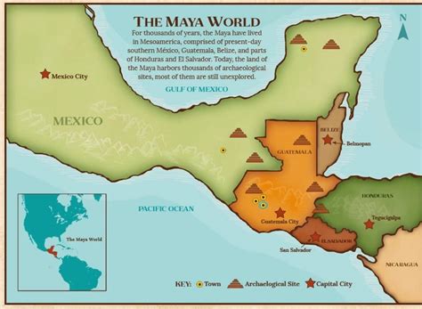 Maya Area Map