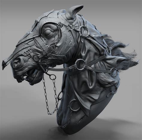 Sculpting Horse Sculpture Digital Sculpture Sculpture Art