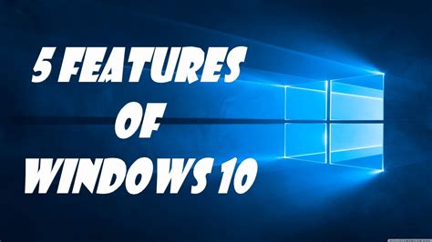Top 5 Secret Features Of Windows 10 You Might Not Know Youtube