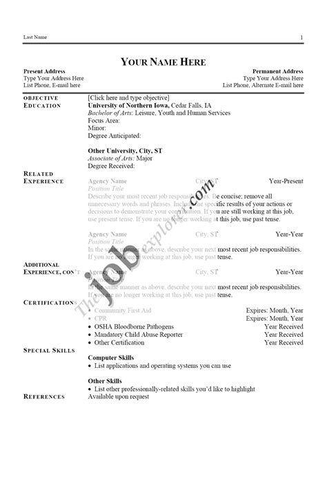 sample resume template  resume examples  resume
