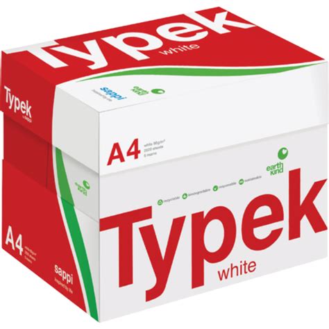 Typek White Copy A4 Paper 5 x 500 Sheets | Paper | Stationery png image
