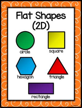 shapes anchor charts  mary doerge teachers