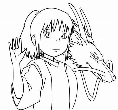 Coloring Pages Castle Moving Ponyo Ghibli Spirited