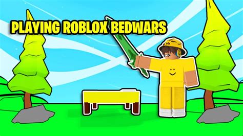 playing roblox bed wars 🛏️⚔️ youtube