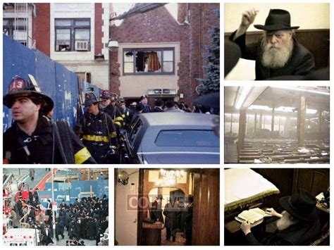 Footage Shows The Rebbe Moments After A Sudden Fire At 770